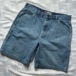 Urban Star Blue Denim Carpenter Style Vintage 90s Baggy Shorts